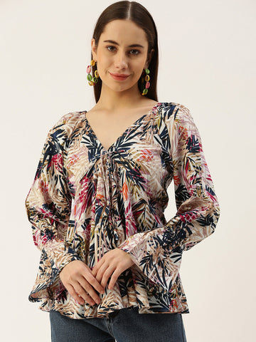 Casual Sleeveless Printed Women BEDGE Top