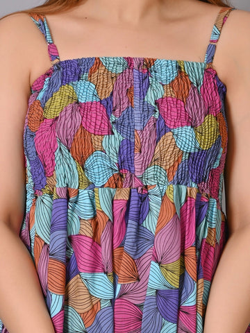 Purple Empire Dress