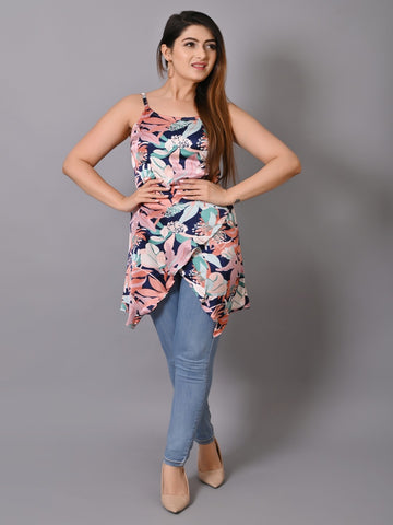 Multicoloured & lilac ash Floral Sheath Dress