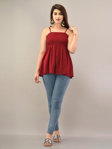 Maroon Empire Top