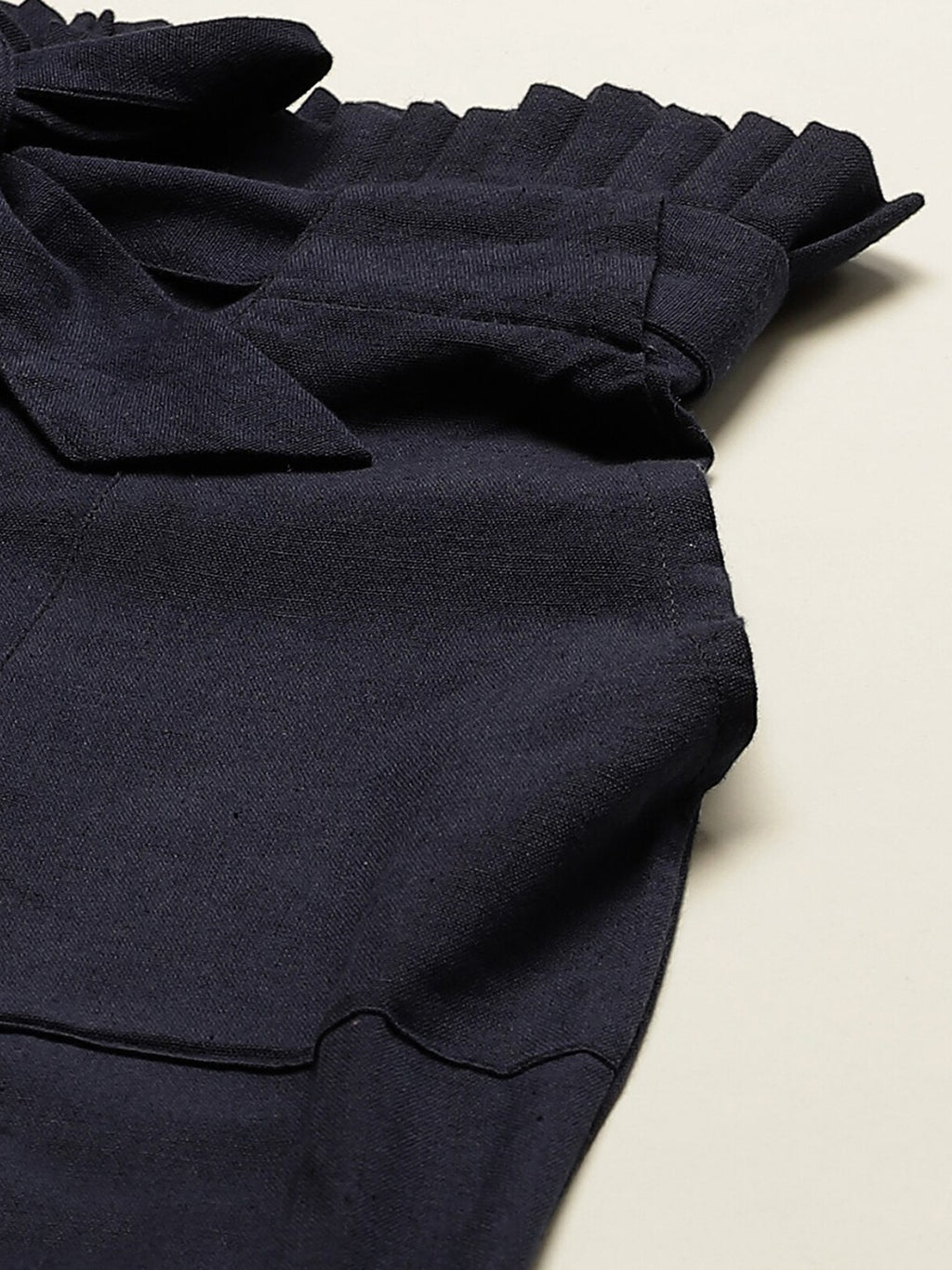 Women Navy Blue Slim Fit Trousers