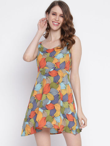 Women Empire Waist Green Dress