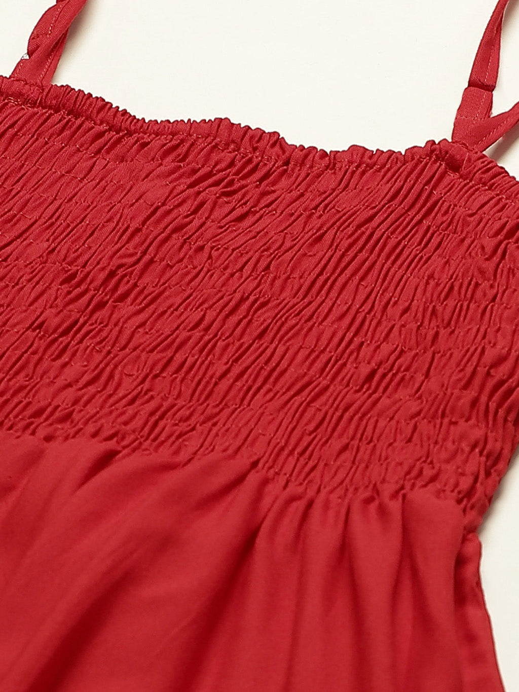 Women Empire Waist Red Dress