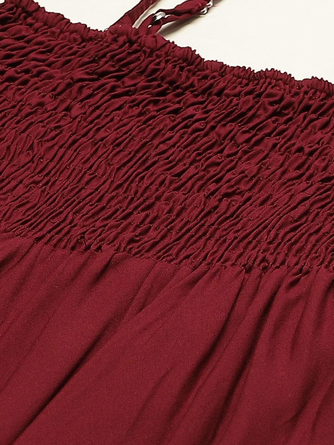 Women Empire Waist Wine Dress