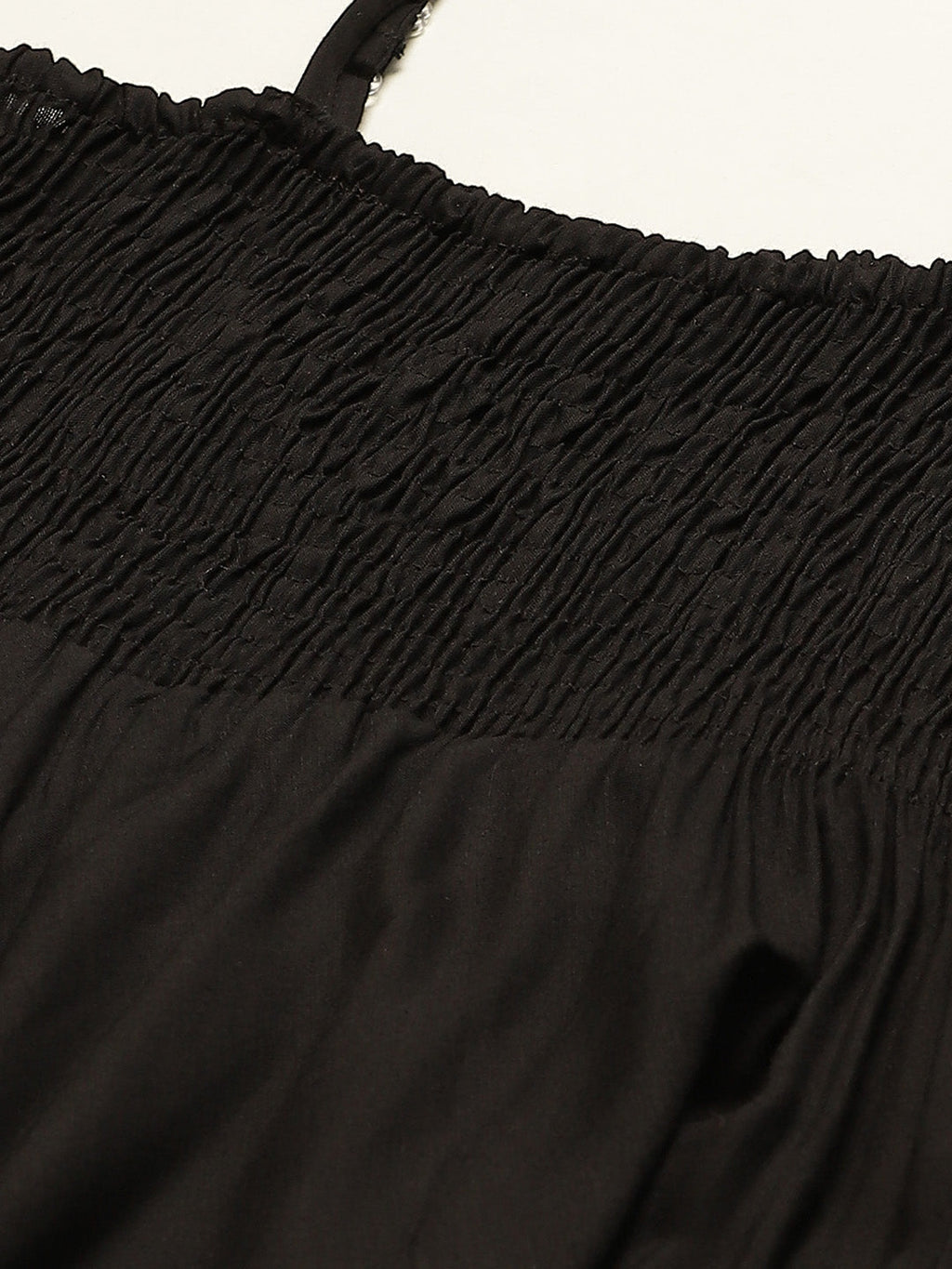 Women Empire Waist Black Dress