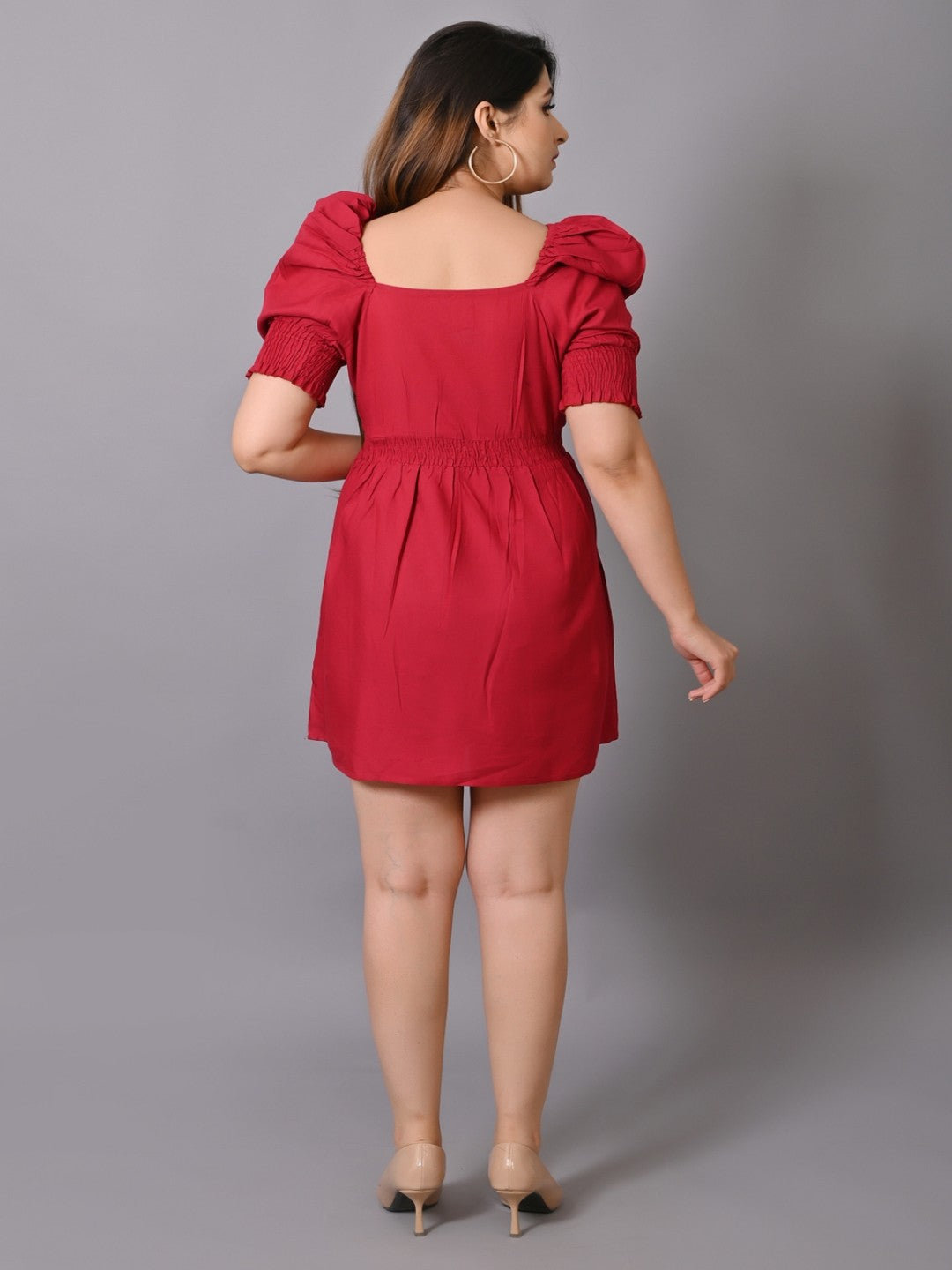 Maroon Dress