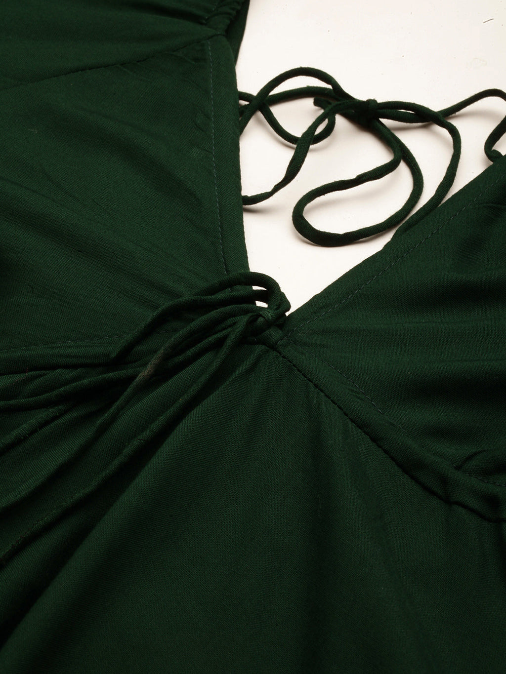 Casual Regular Sleeves Solid Women  GREEN Top