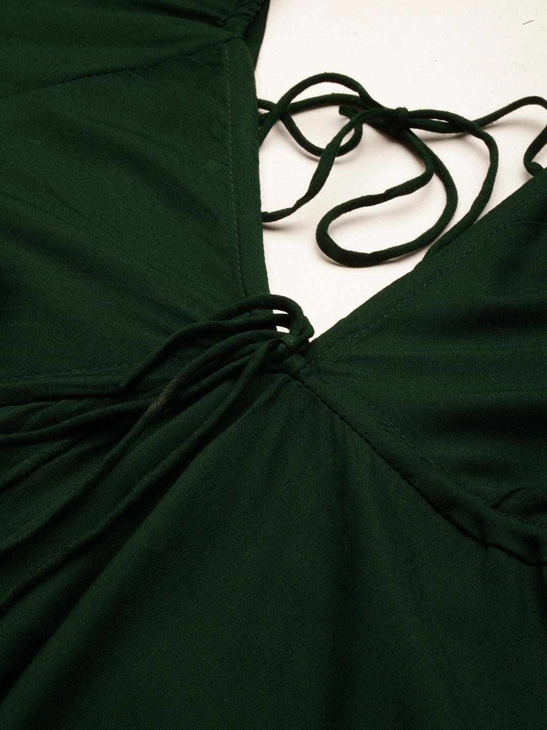 Casual Regular Sleeves Solid Women  GREEN Top