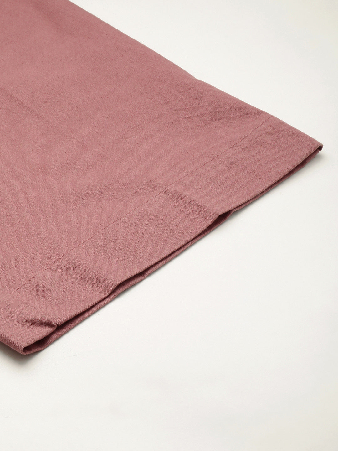 Women Regular Fit RUST Pure Cotton Trousers