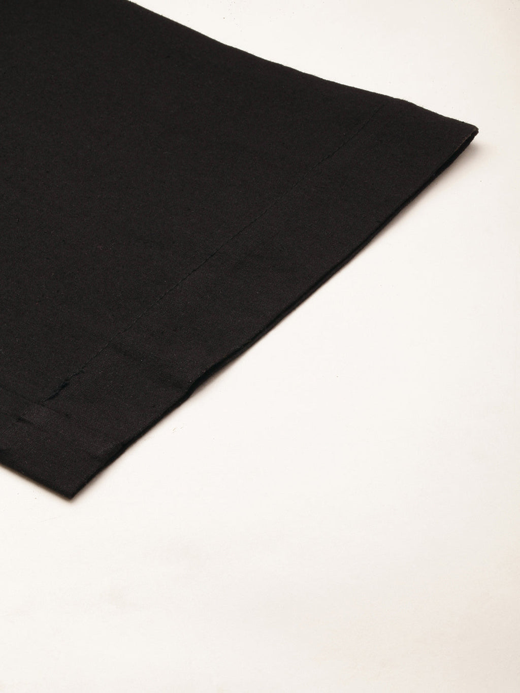 Women Regular Fit BLACK Pure Cotton Trousers