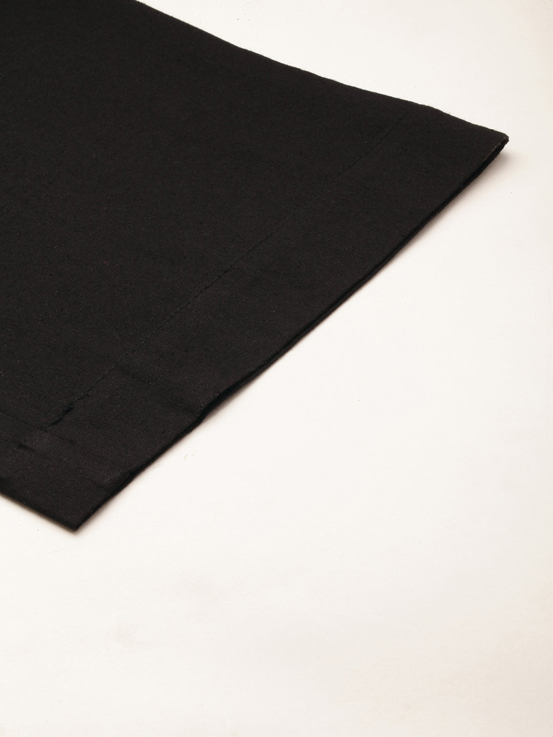Women Regular Fit BLACK Pure Cotton Trousers