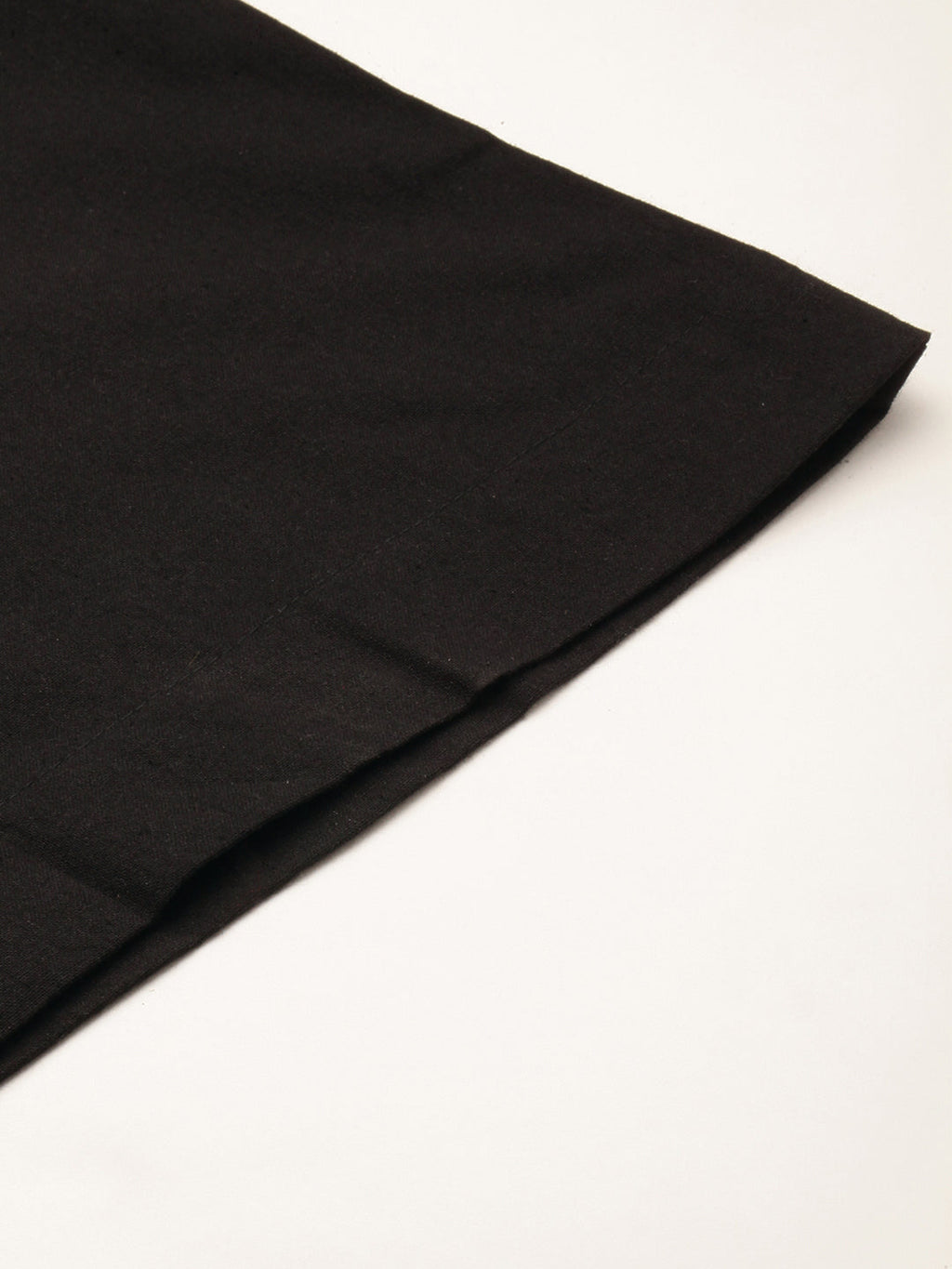 Women Regular Fit BLACK Pure Cotton Trousers