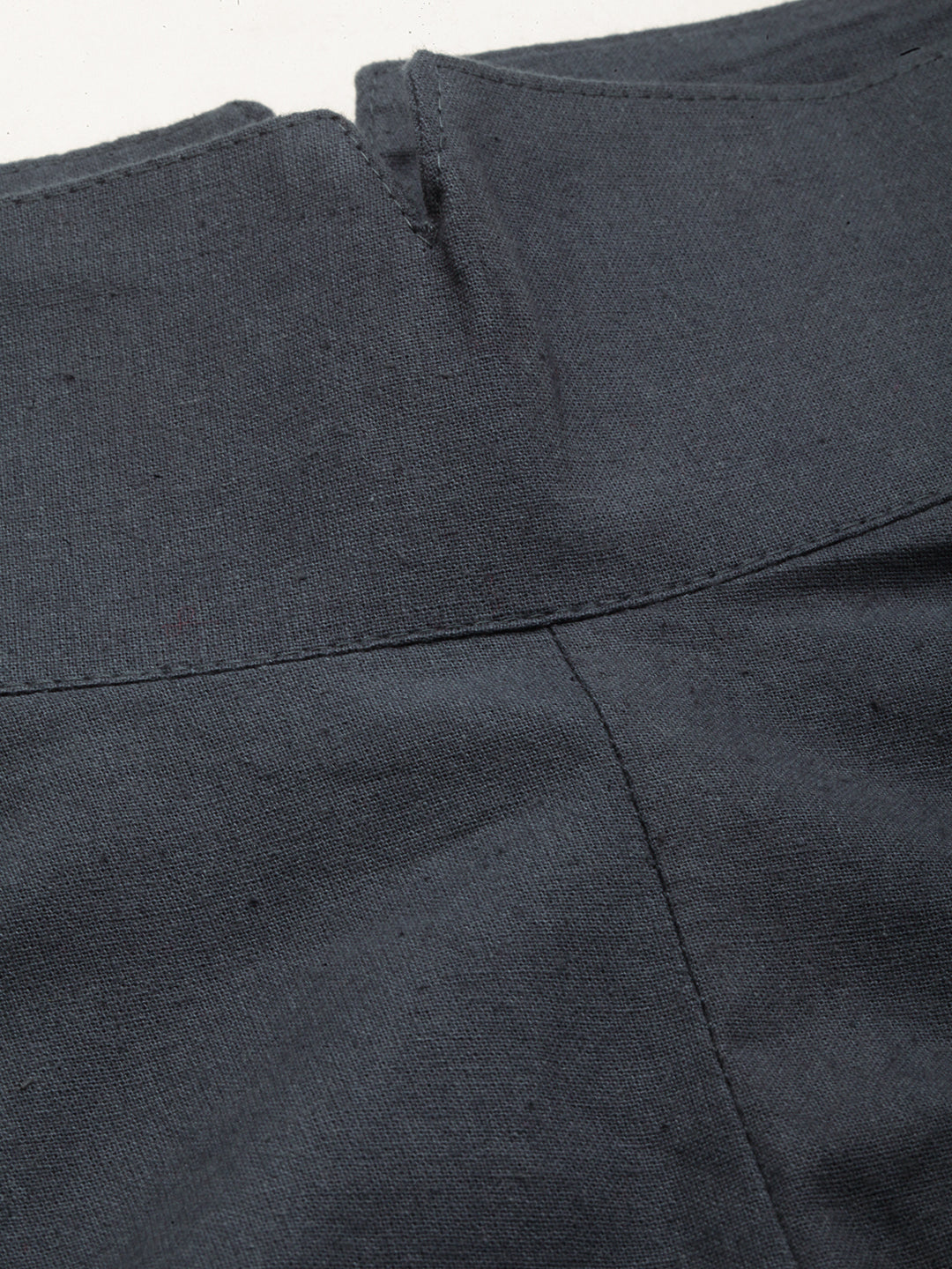 Women Regular Fit GREY Pure Cotton Trousers