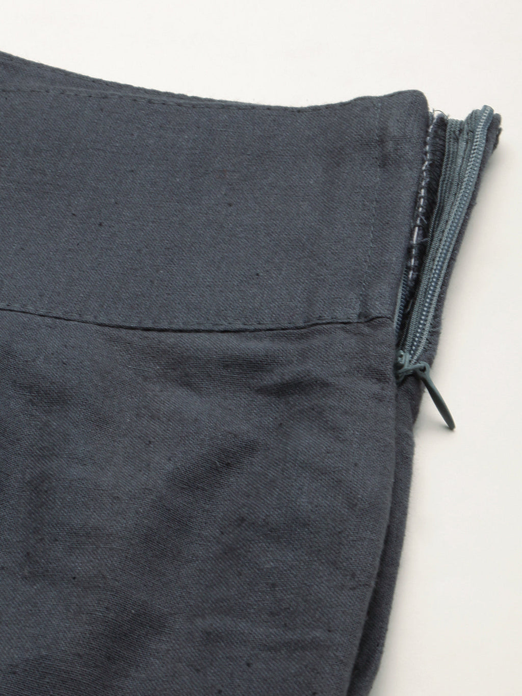 Women Regular Fit GREY Pure Cotton Trousers