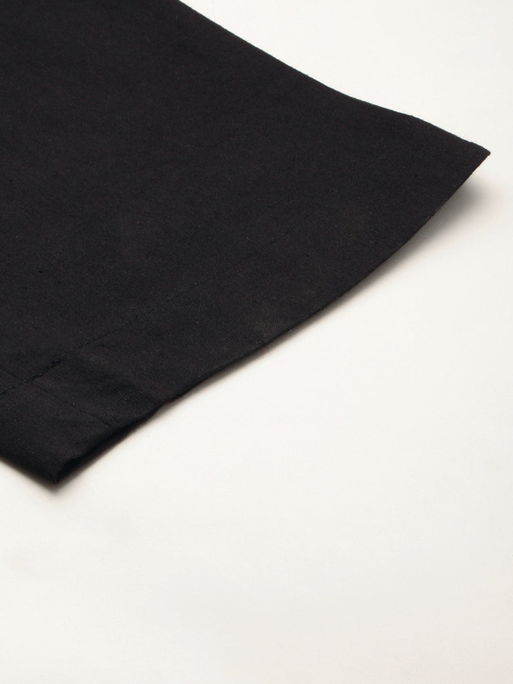 Women Regular Fit BLACK Pure Cotton Trousers