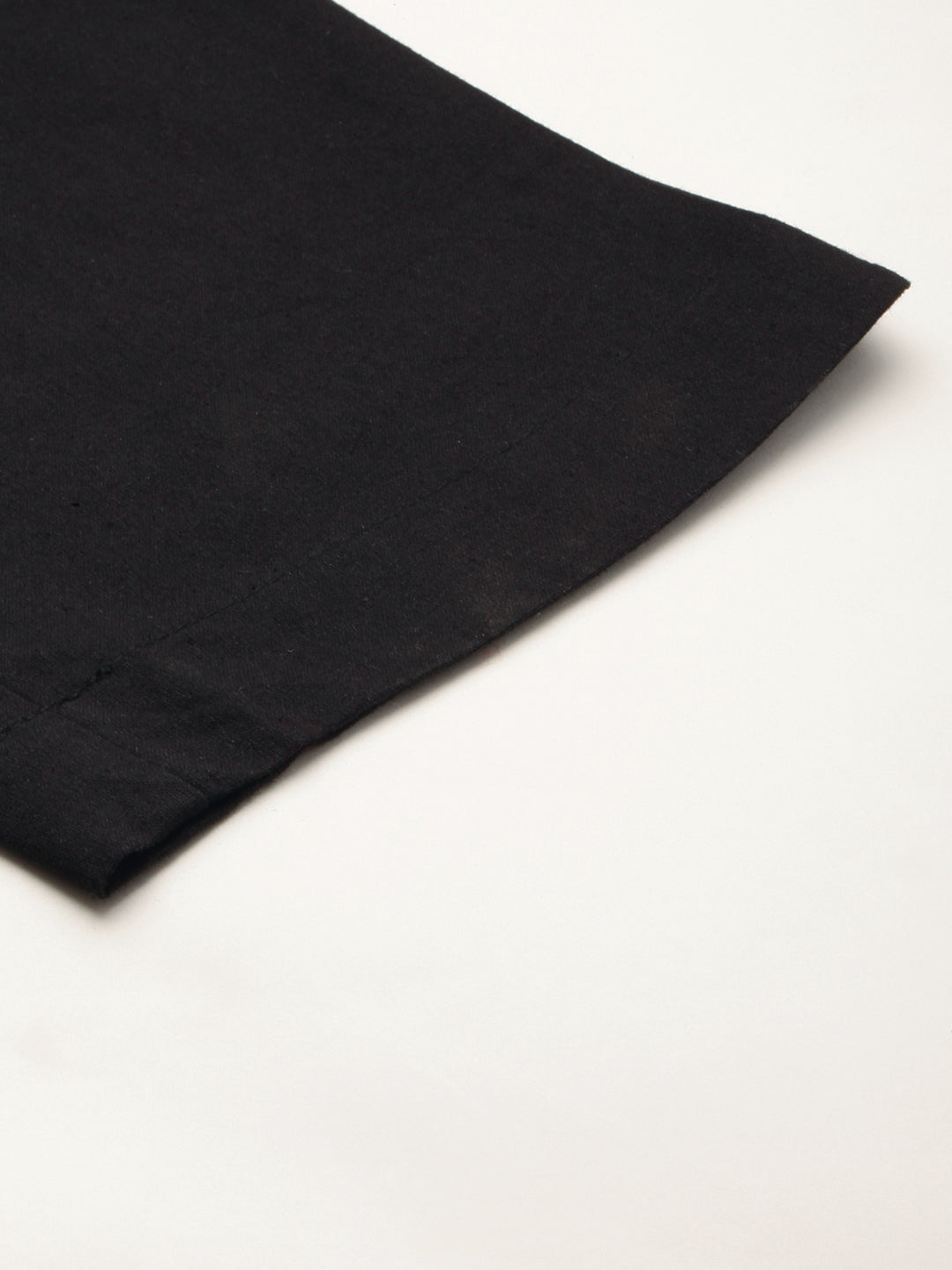 Women Regular Fit BLACK Pure Cotton Trousers