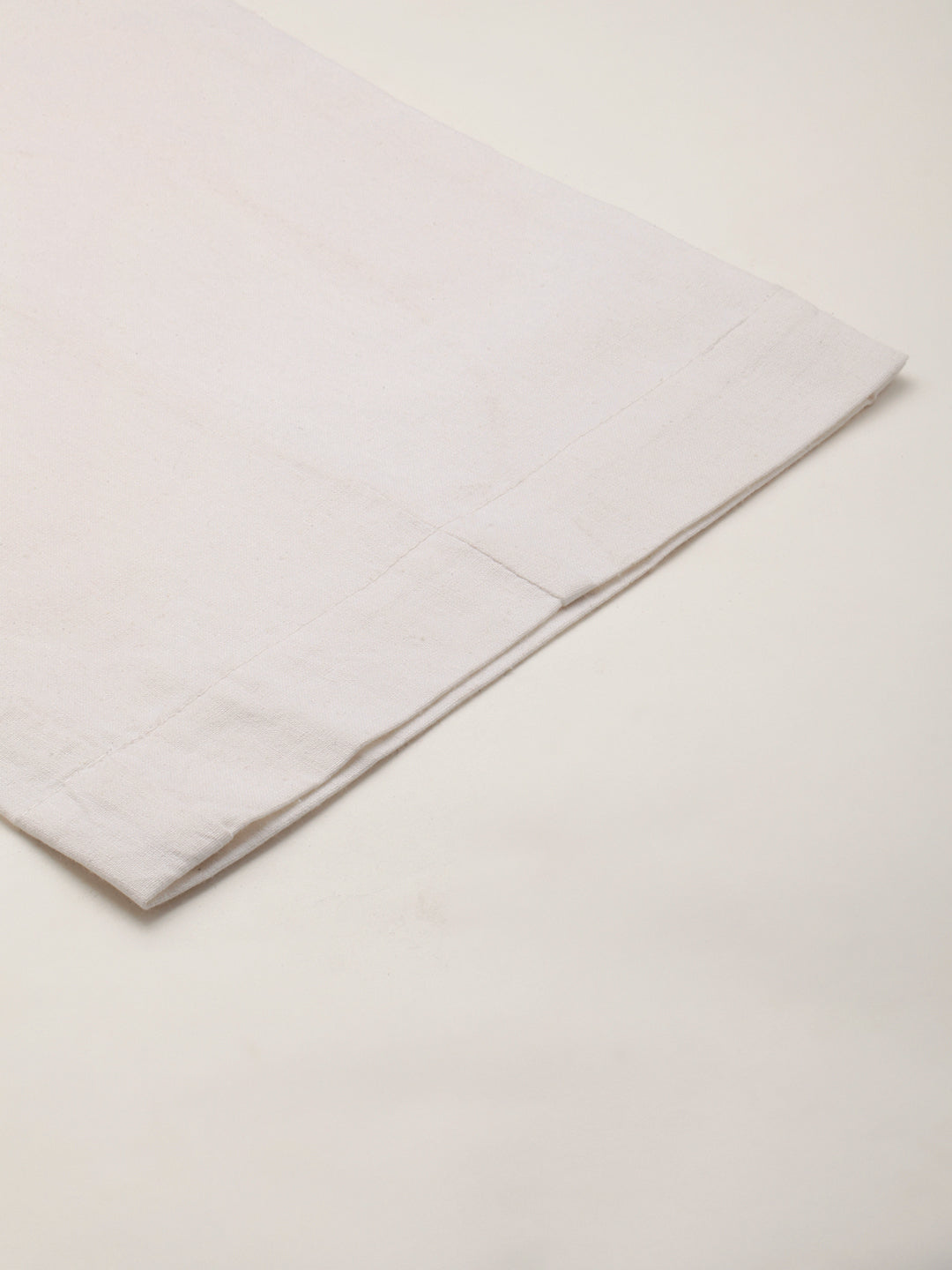 Women Regular Fit WHITE Pure Cotton Trousers