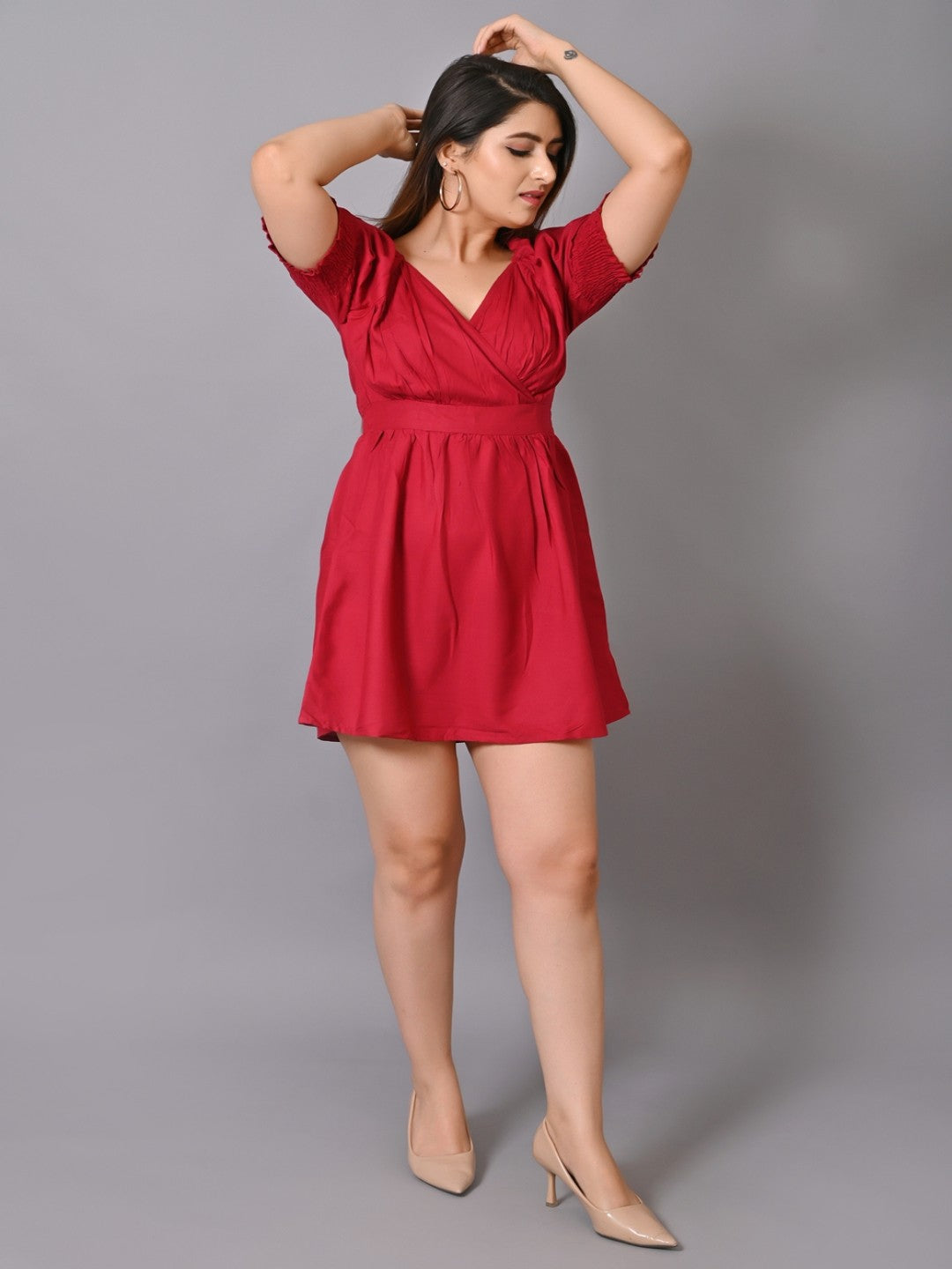 Maroon Dress