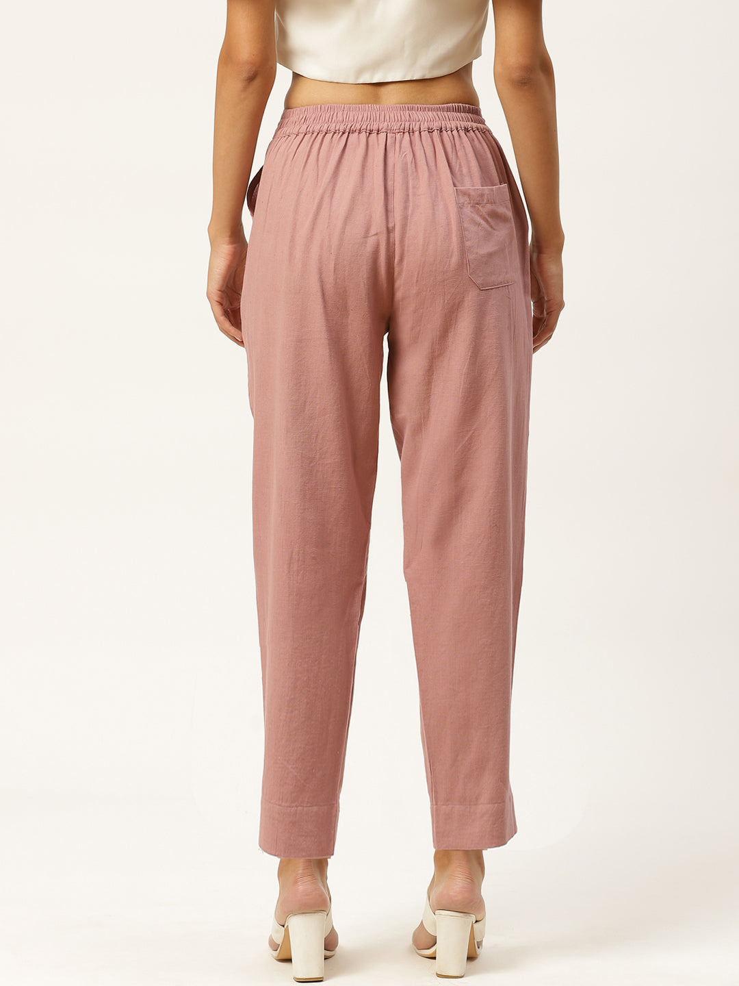 Women Regular Fit onion Cotton Blend Trousers