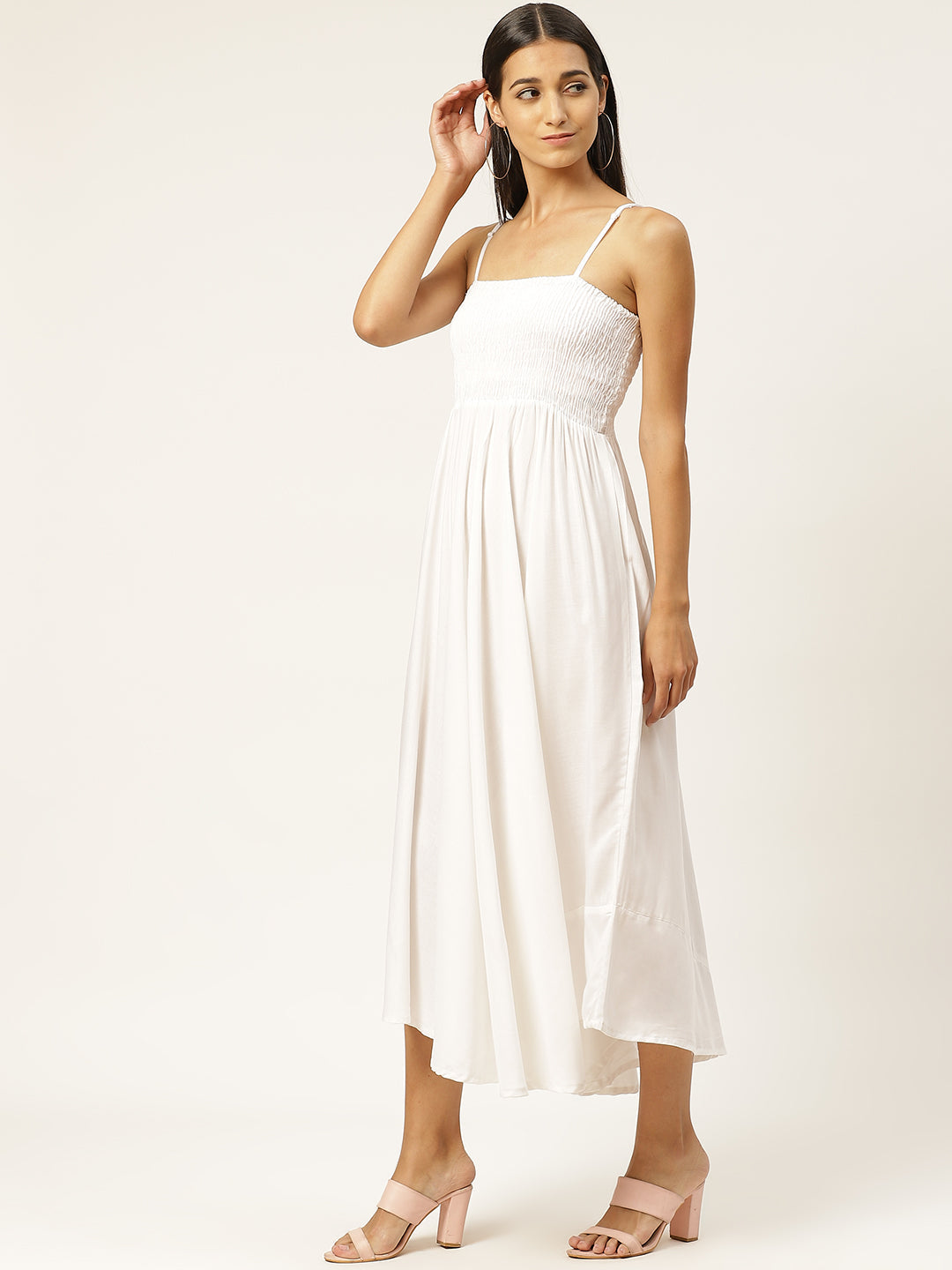 Women Empire Waist white Dress