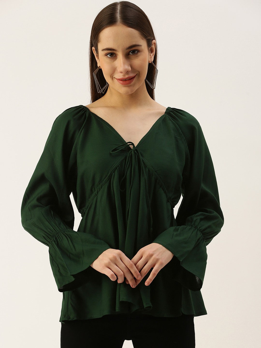 V- Neck Empire Top