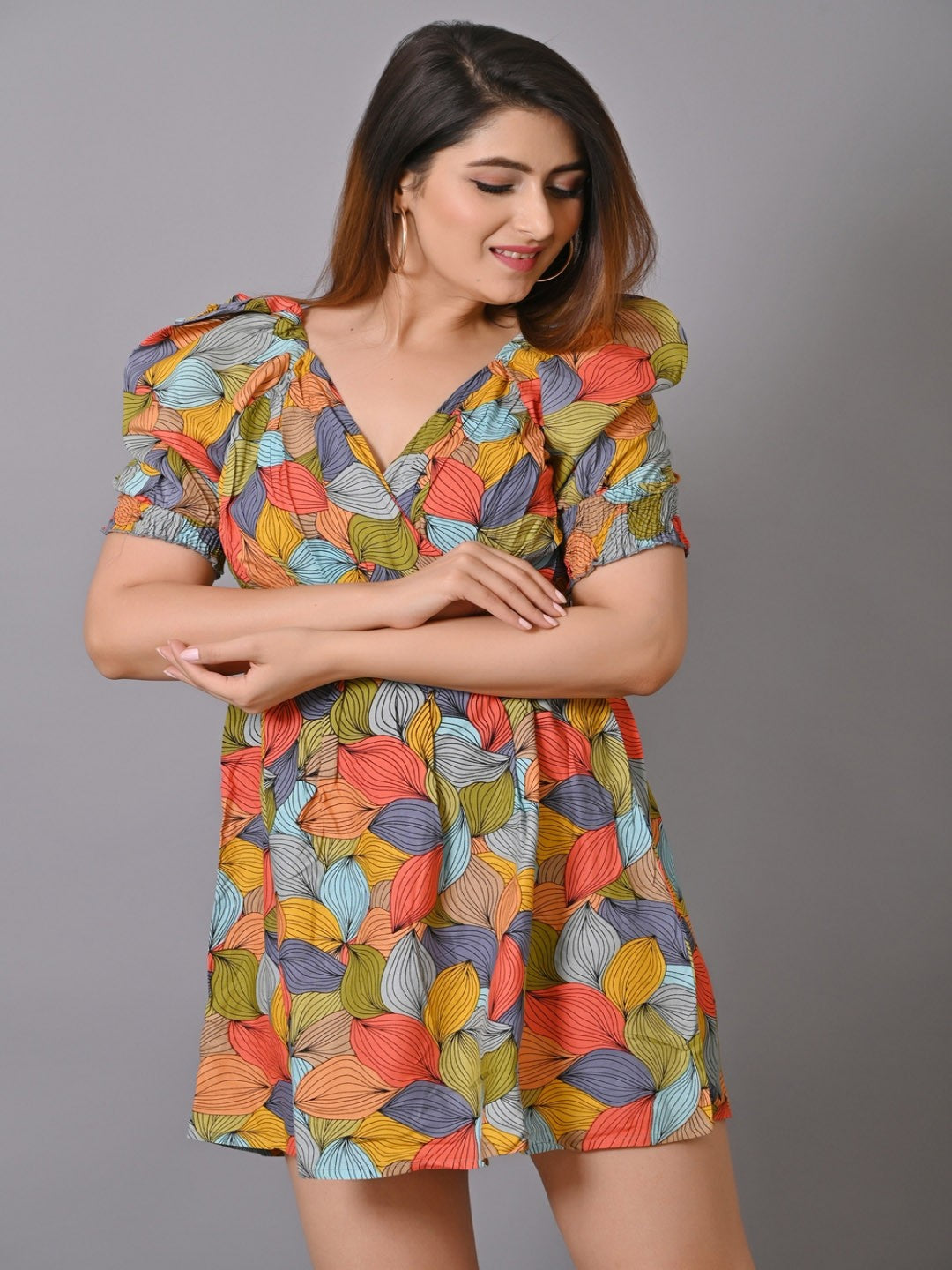 Green Floral Dress