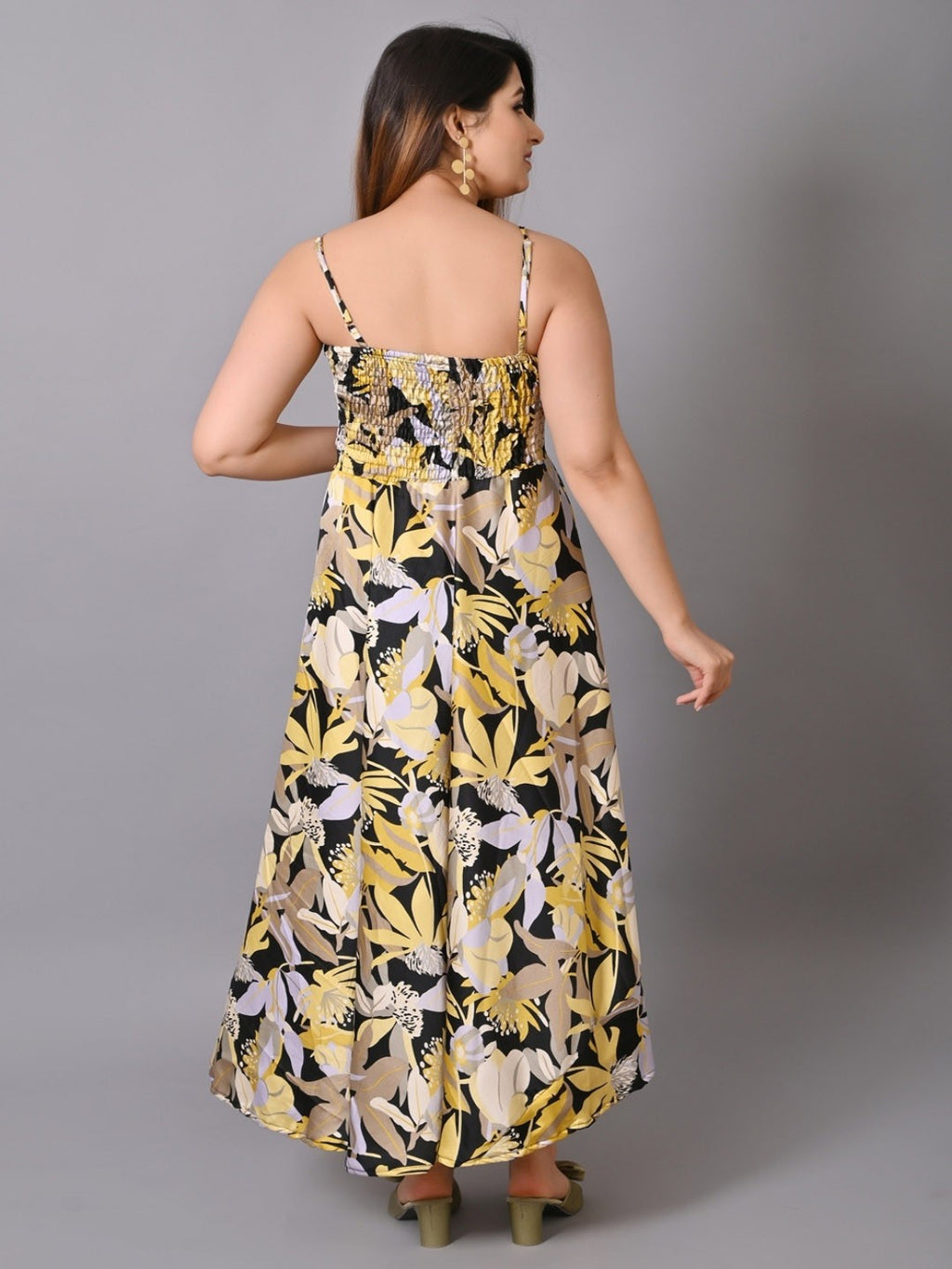 Multicoloured Floral Maxi Dress