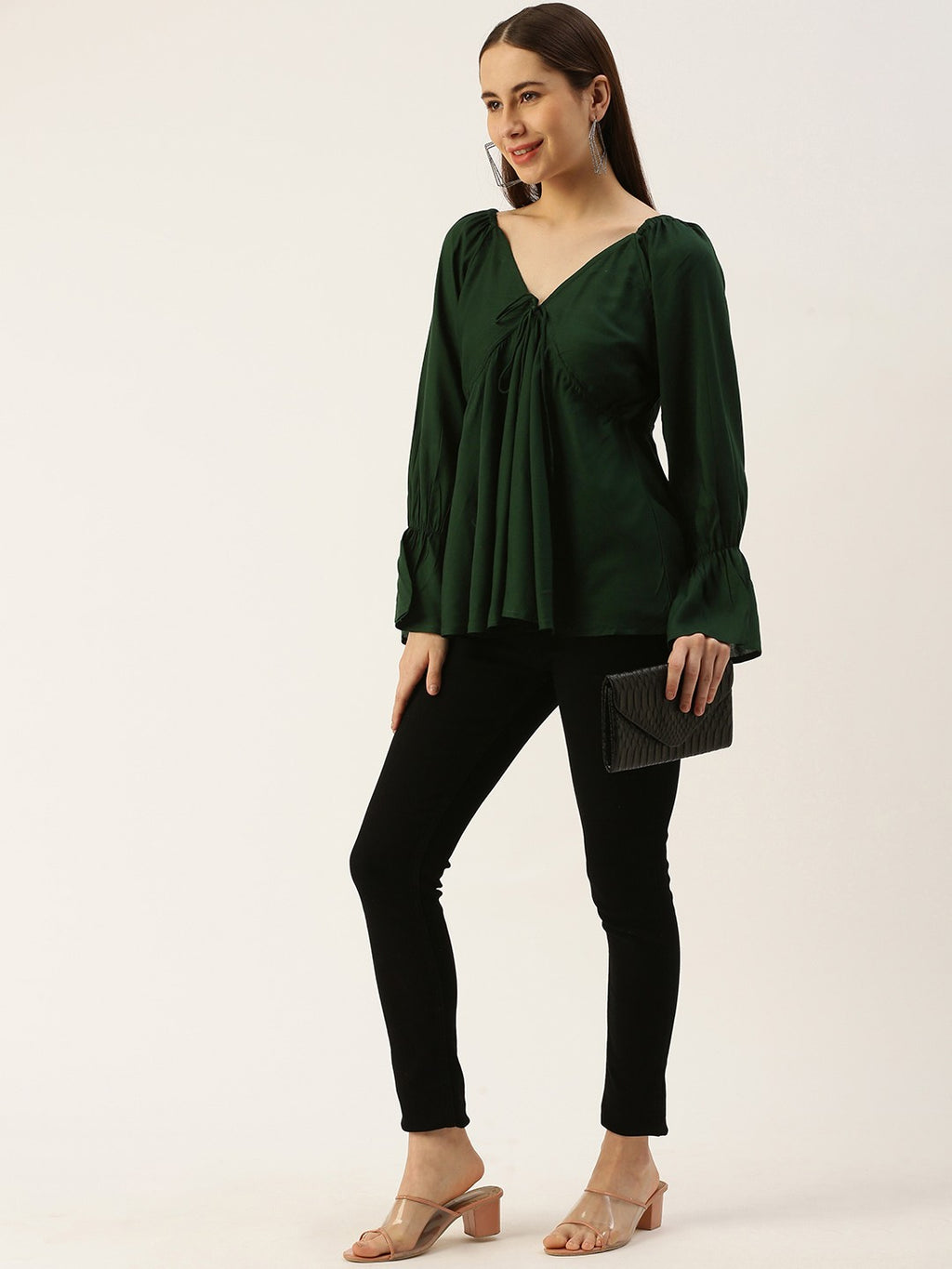 V- Neck Empire Top