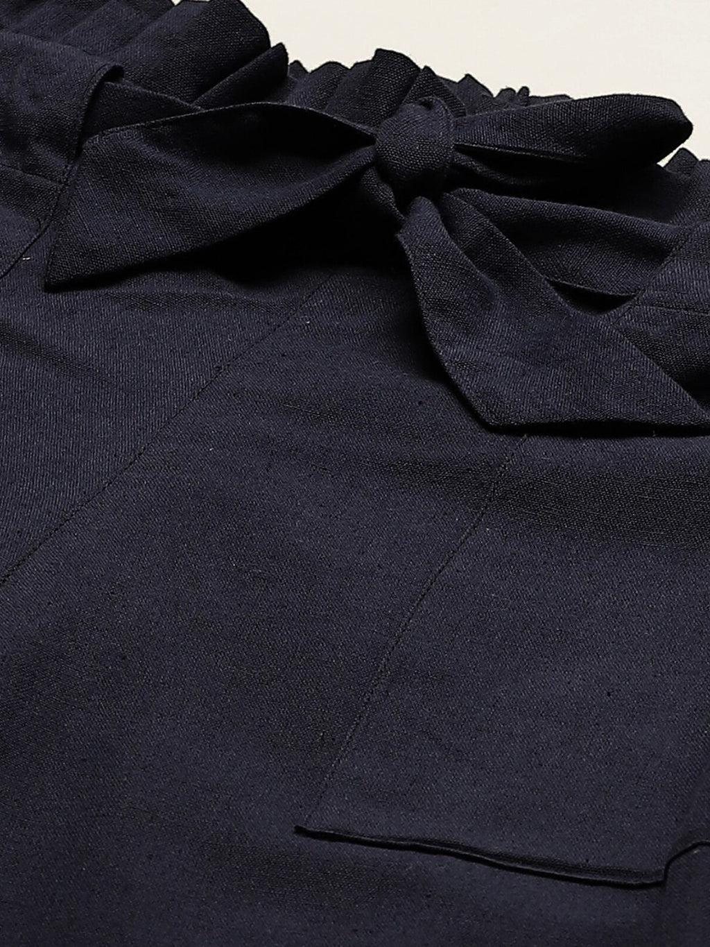Women Navy Blue Slim Fit Trousers