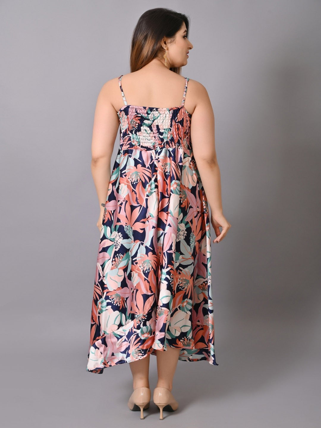 Multicoloured Floral Maxi Dress