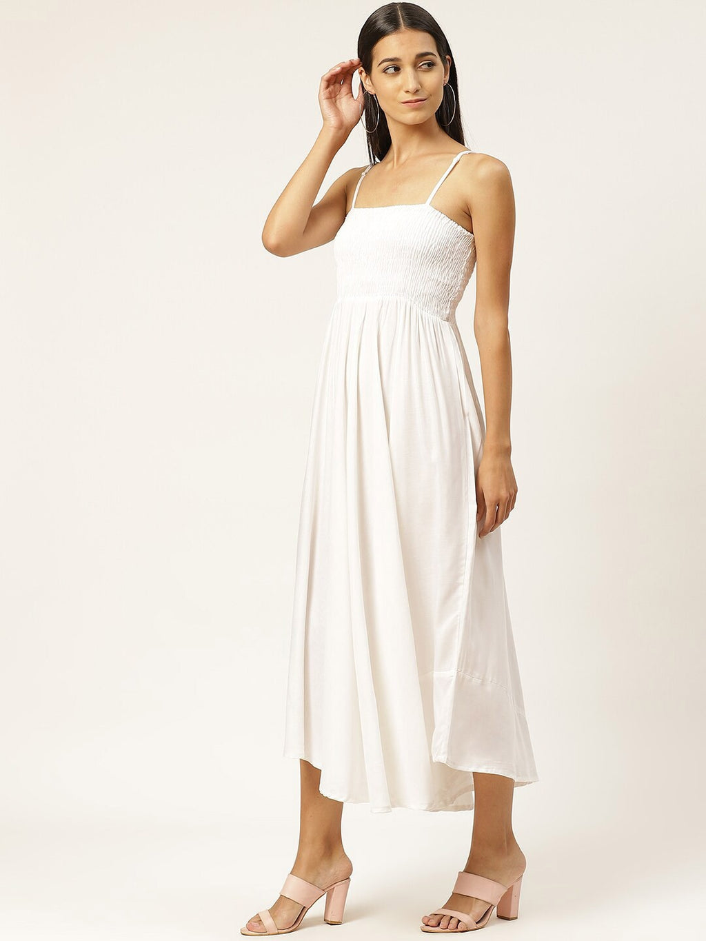 White Midi Dress