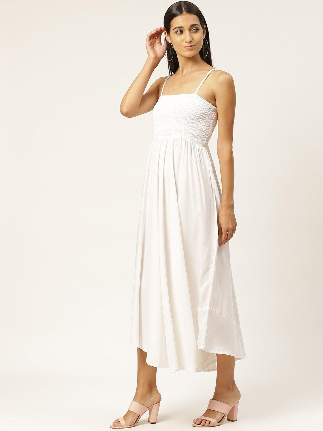 White Midi Dress