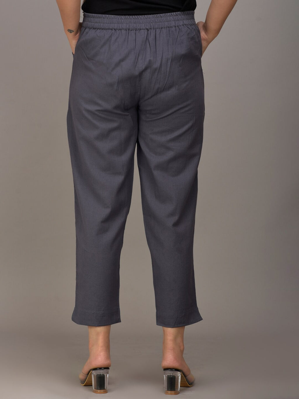 Women grey Slim Fit Trousers