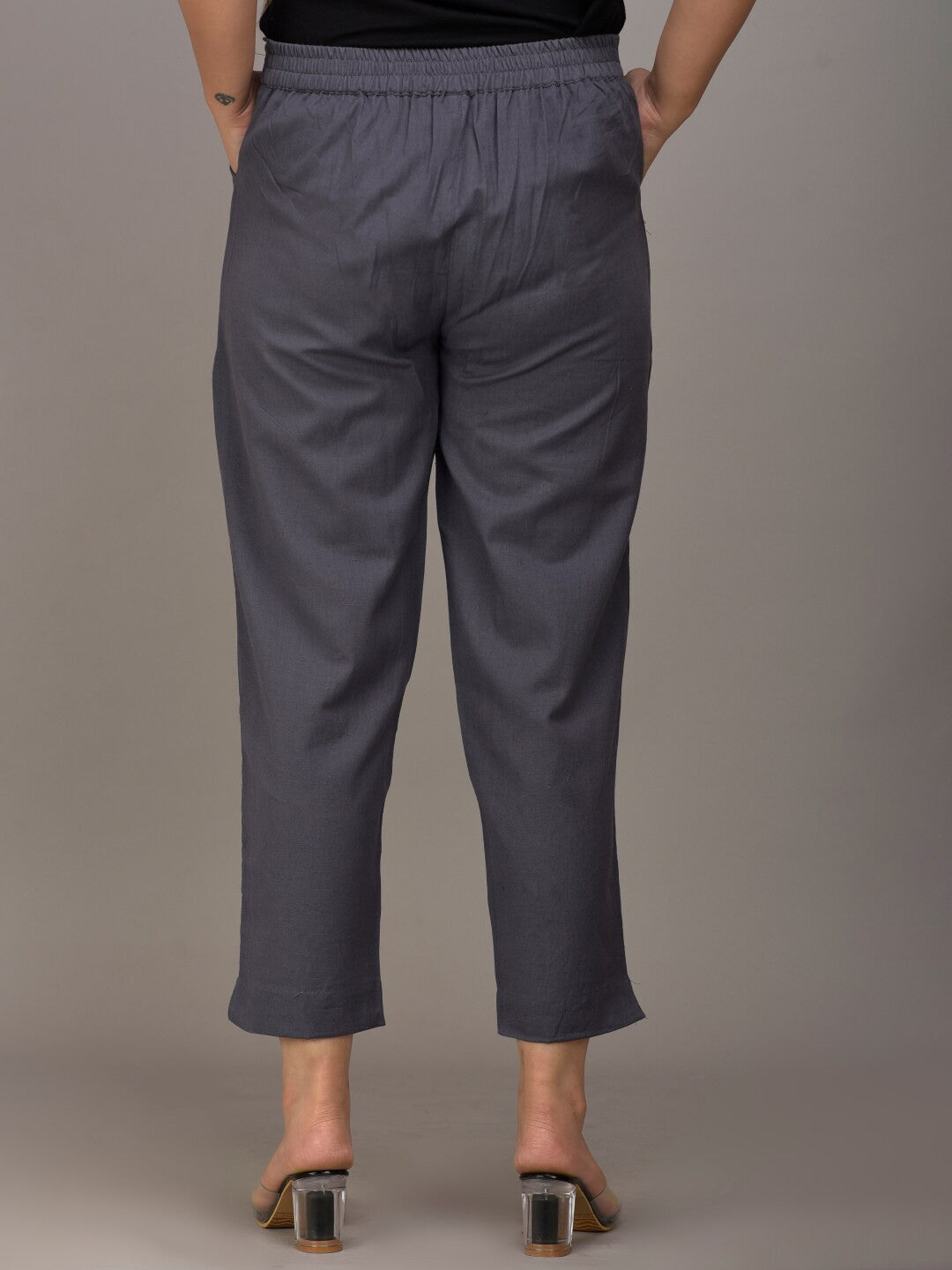 Women grey Slim Fit Trousers