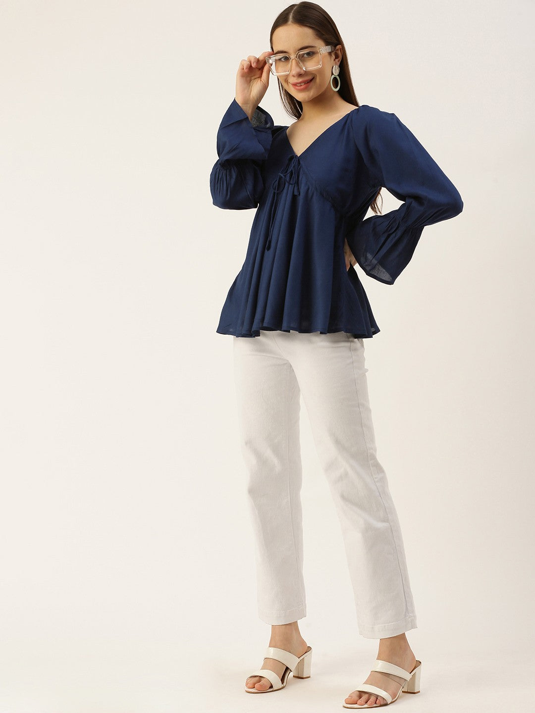 V-Neck A-Line Top