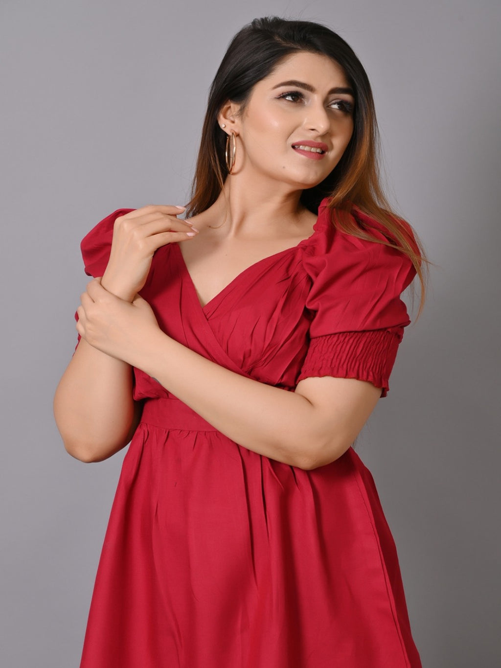 Maroon Dress
