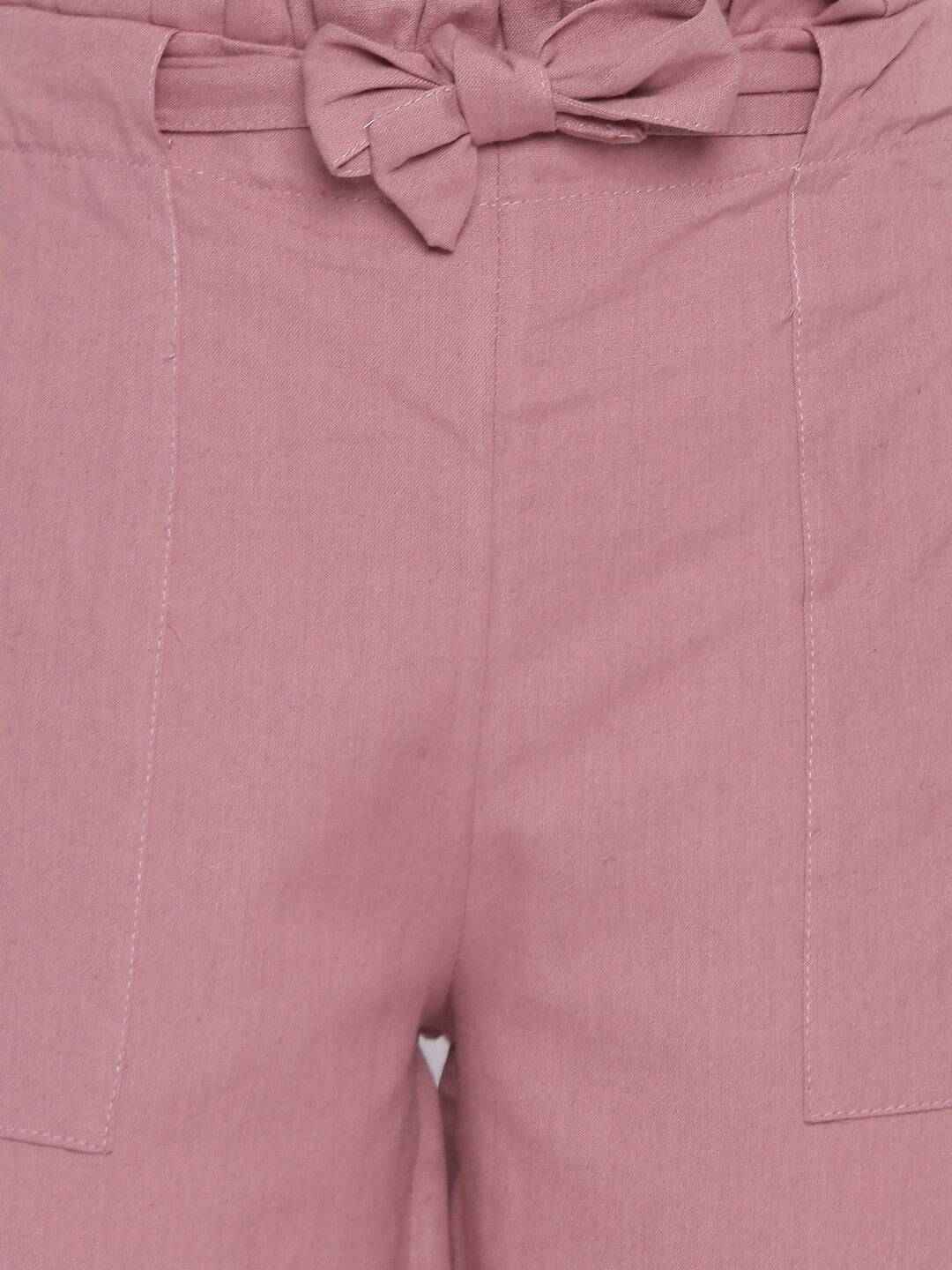 Women Orange Slim Fit Trousers
