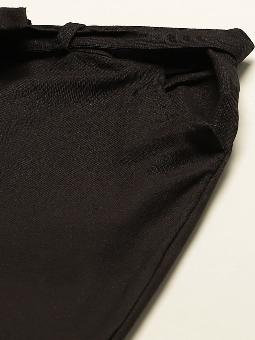 Women Black Slim Fit Trousers